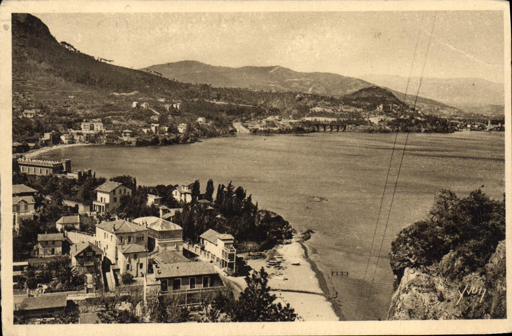 CPA Theoule Sur Mer Vue Panoramique Baie de Theoule et la Napoule