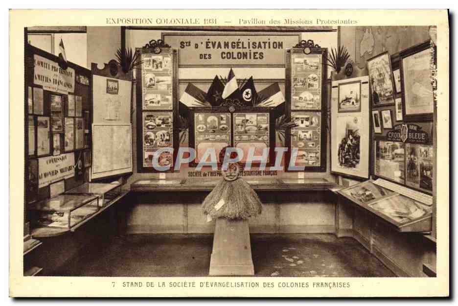 CPA Religion prostestante Paris Exposition coloniale 1931 Pavillon des Missions protestantes Evangelisation