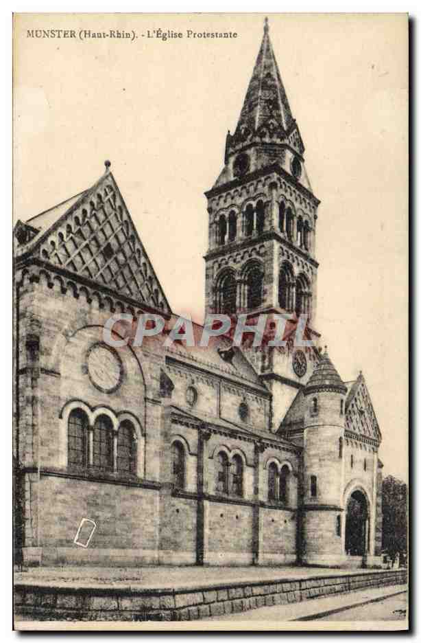 CPA Religion prostestante Munster Eglise protestante 