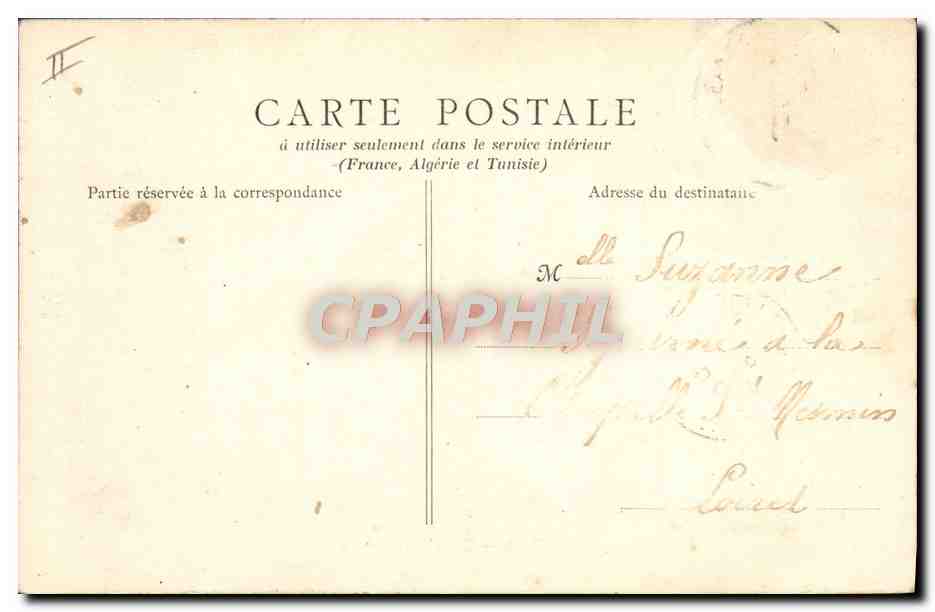 CPA Religion prostestante Orleans Temple protestant  — Verso