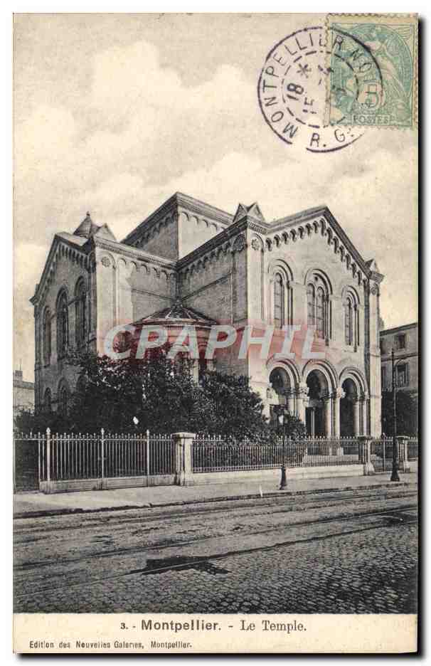 CPA Religion prostestante Montpellier Temple protestant
