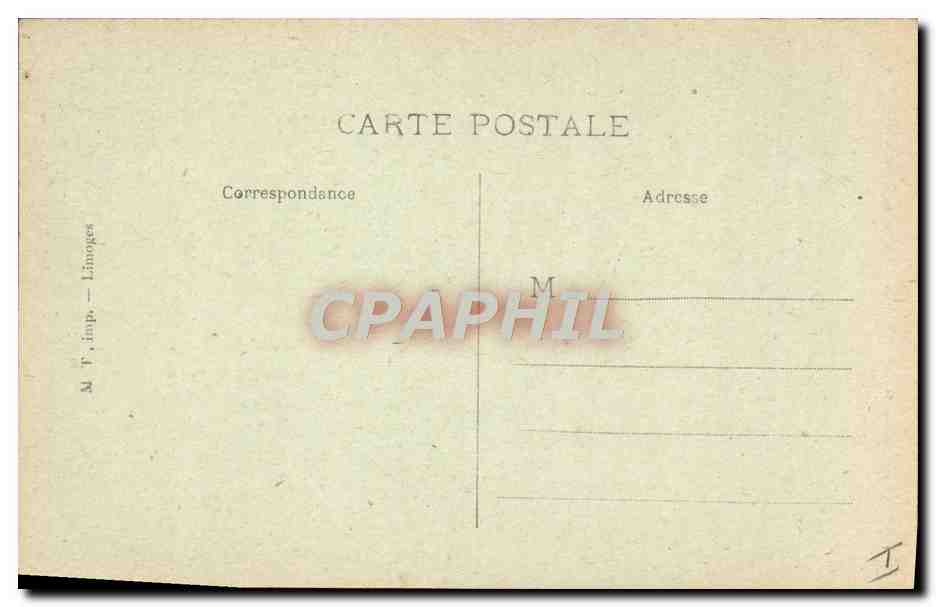 CPA Religion prostestante Montbeliard La place et le temple St Martin — Verso