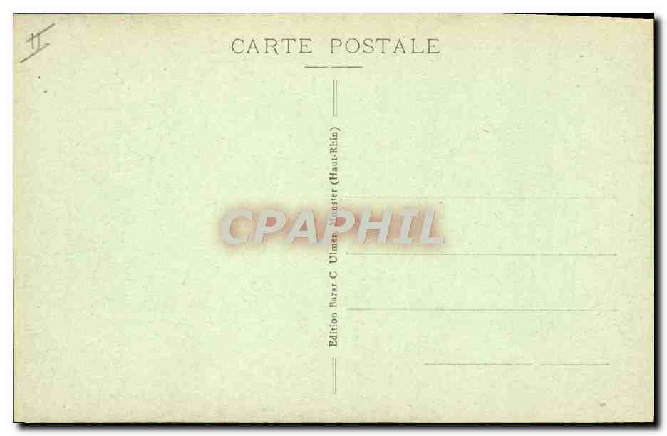 CPA Religion prostestante Munster Eglise protestante Temple protestant — Back