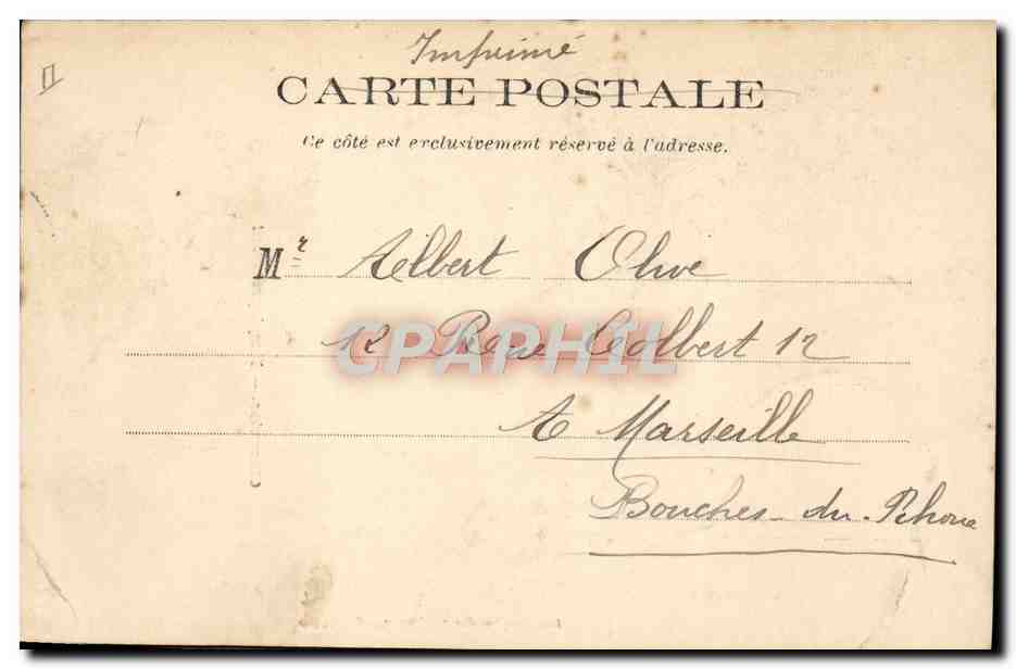 CPA Religion prostestante Charenton Temple protestant — Verso