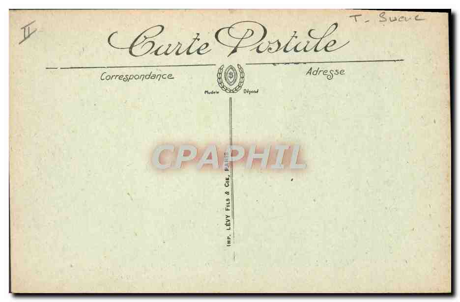 CPA Ruines de la Sucrerie de Moscou Berry au Bac  — Rückseite