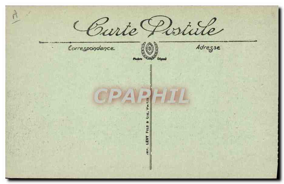 CPA Berry au Bac Ruines de la Sucrerie de Moscou  — Rückseite