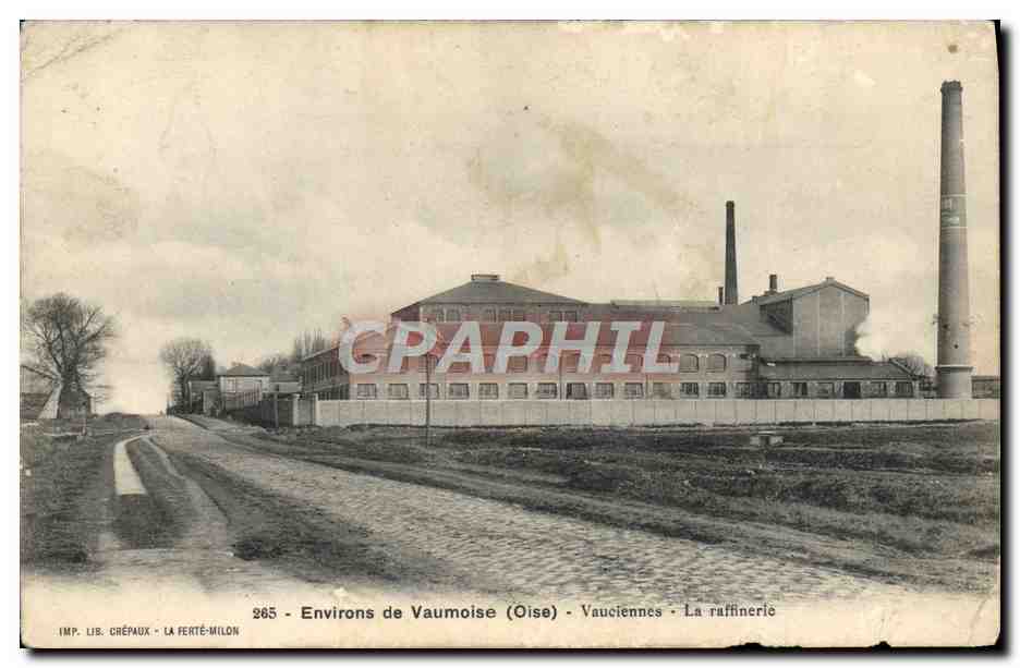 CPA Sucrerie Environs de Vaumoise Vauciennes 