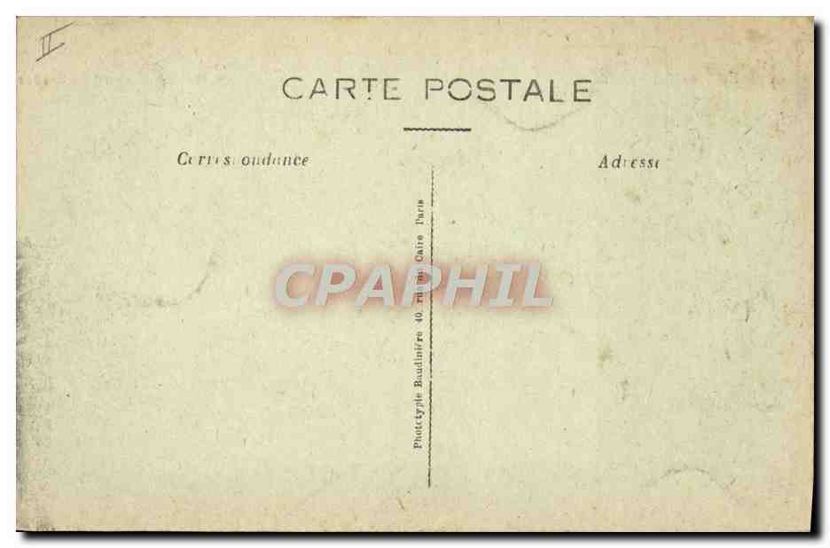 CPA La Sucrerie detruite par les boches Fleury le Martel — Rückseite