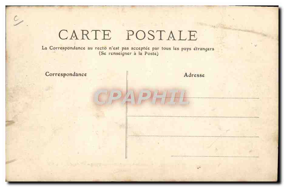 CPA Train Locomotive Machine de Cie PLM Premier type a coupe vente  — Rückseite