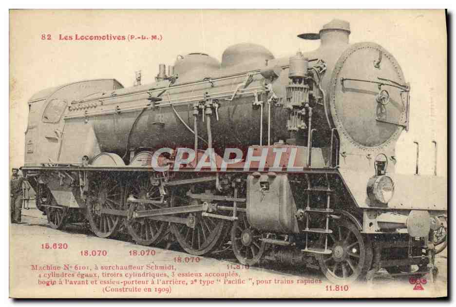 CPA Train Locomotive 6101