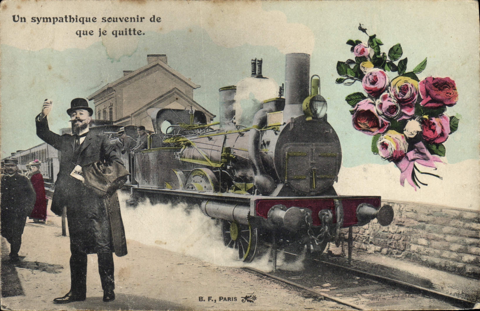 CPA Train Locomotive 