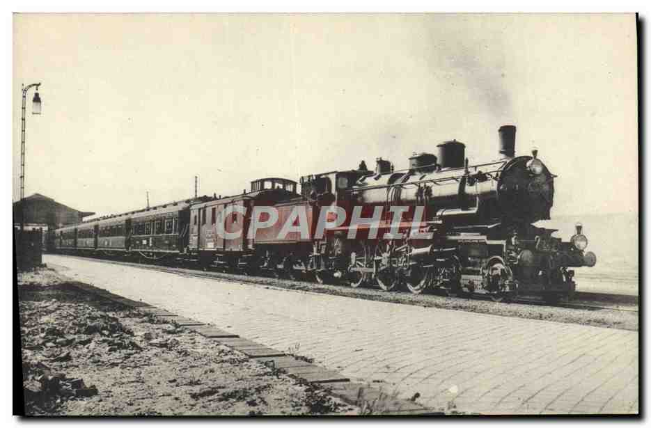 CPA Train Locomotive Reseau du Nord Un train de luxe remorque par la locomotive 3552 