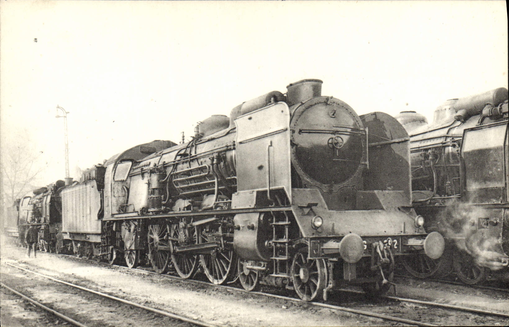 CPA Train Locomotive du Sud Est Machine 231 G 292