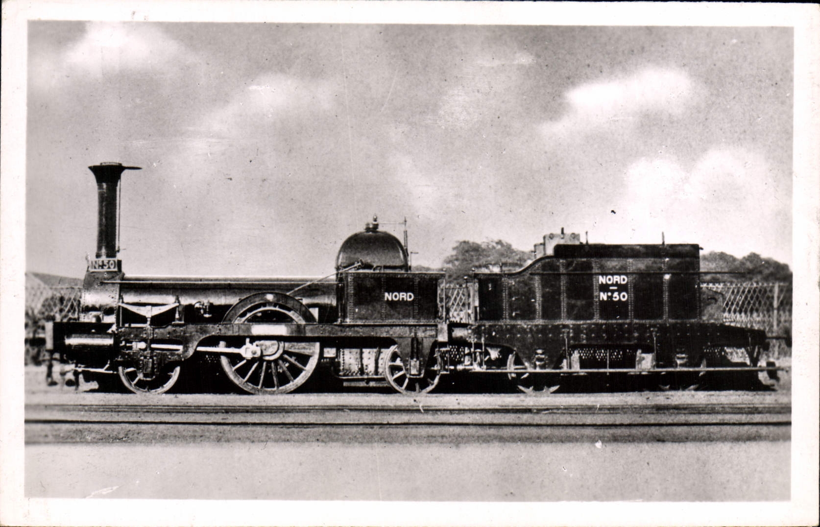 CPA Train Locomotive 50 Gravelines Compagnie du Nord Type Clapeyron