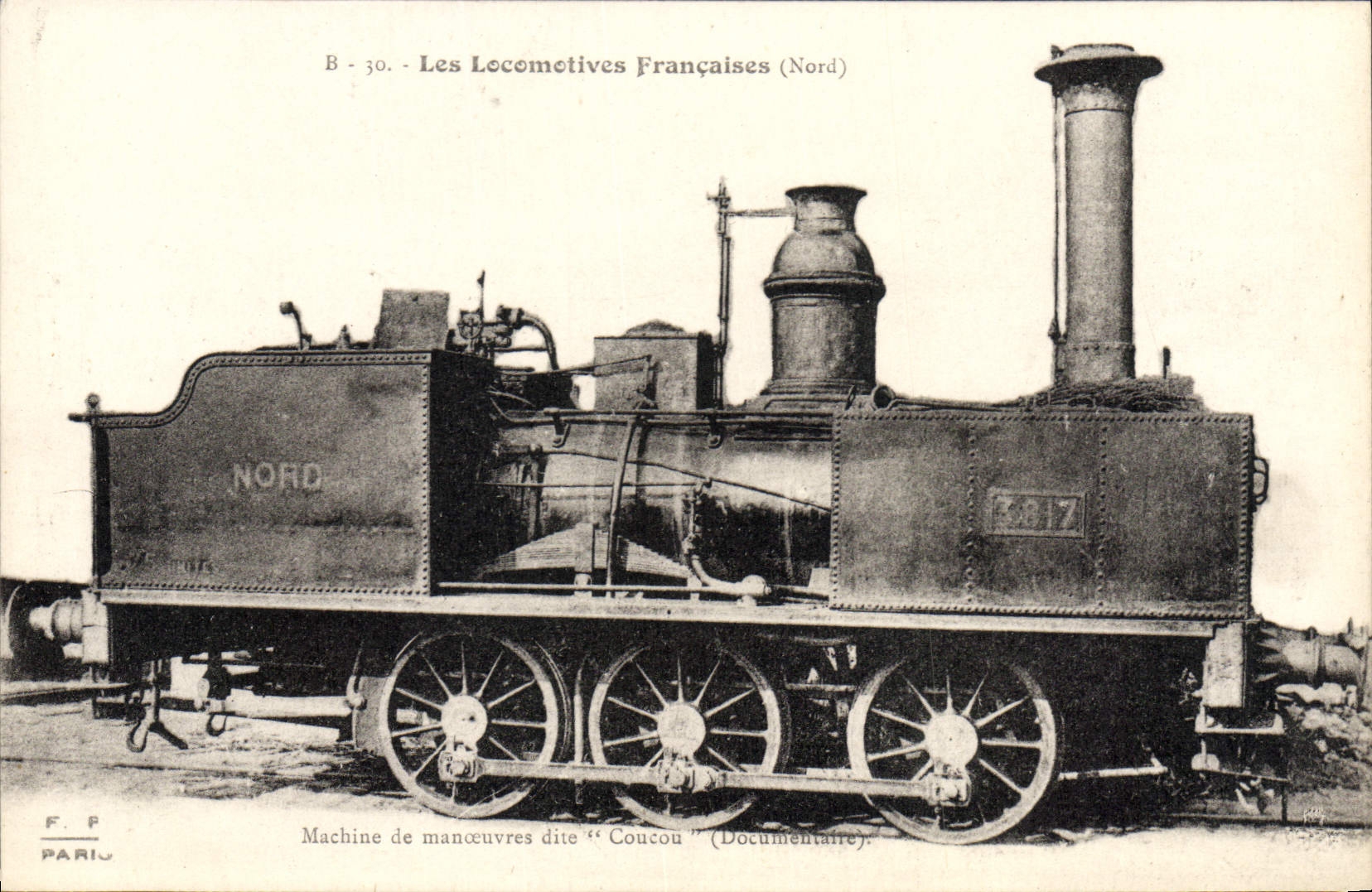 CPA Train Locomotive Machine de manoeuvres dite Coucou 