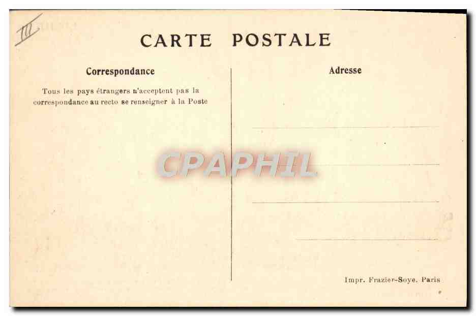 Galère Louis XIV — Galère Royale — Ligue Maritime Française, 8 rue La Boétie, Paris — Verso