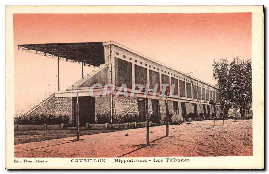 Cavaillon - Hipódromo - Las Tribunas — Ed. Henri Mouttie