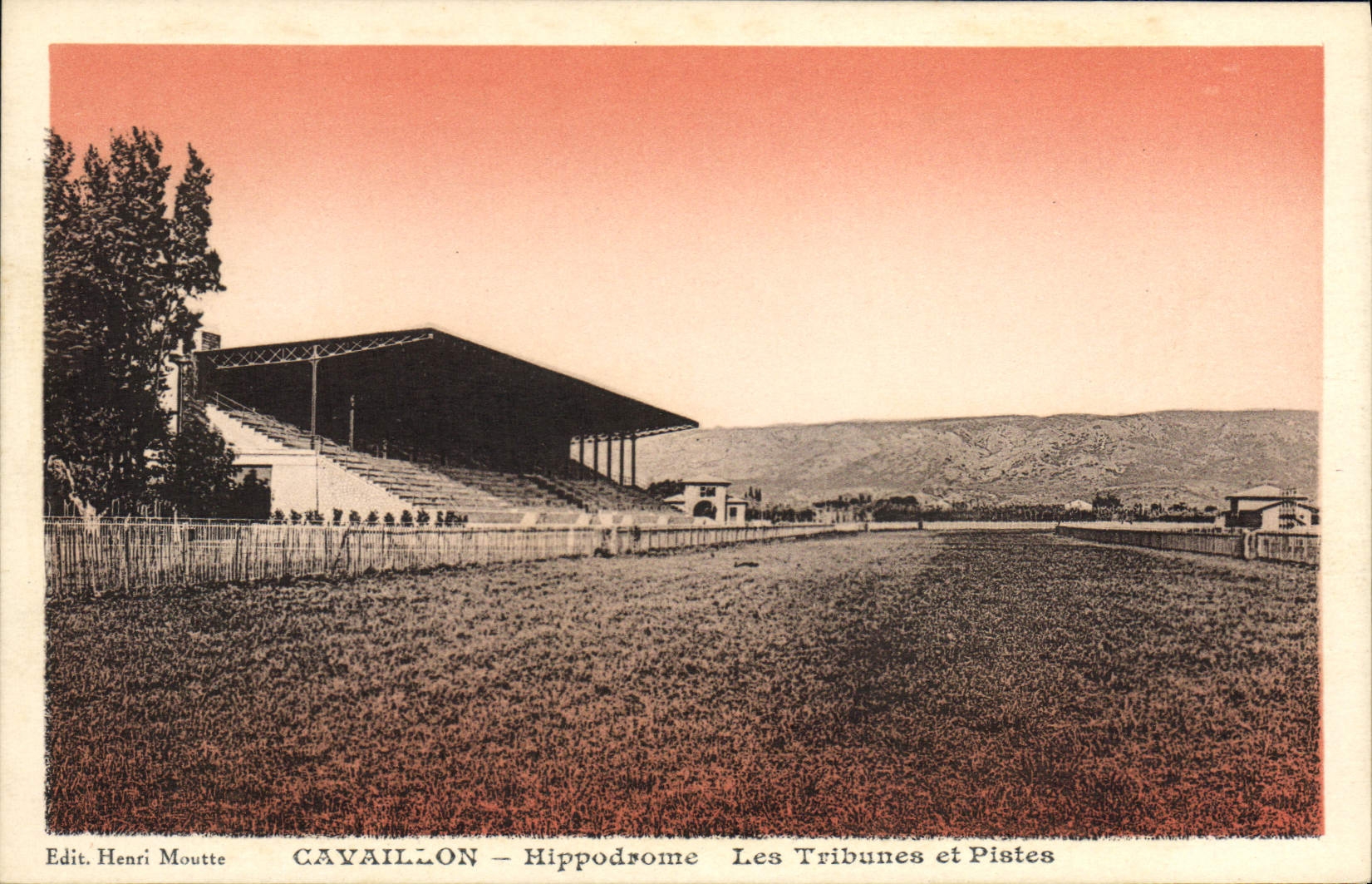 Cavaillon – Hippodrome – Les Tribunes et Pistes — Edit. Henri Moutte