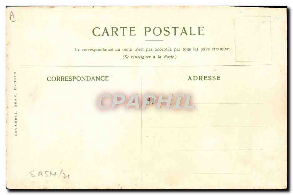 Le Vieux Fort à Mombasa — Compagnie des Messageries Maritimes — éditeur 'Bière Gruber & Cie Melun' — Achterkant