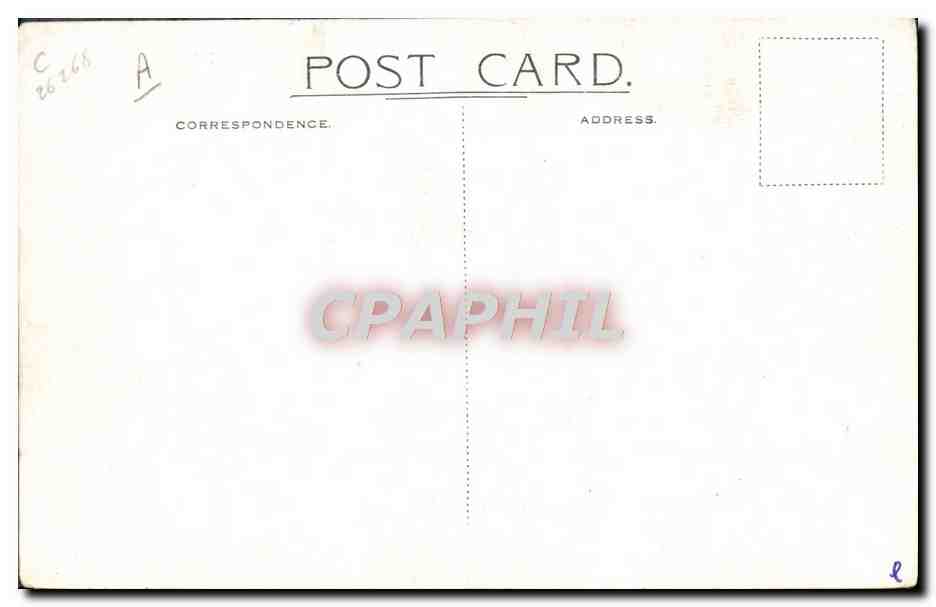 CPA Bateau Paquebot A curarder Eastward bound — Verso