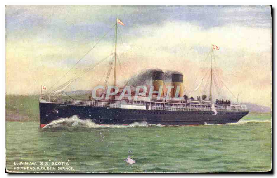 S.S. SCOTIA — L.&N.W. Holyhead & Dublin Service — London & North Western Railway Company