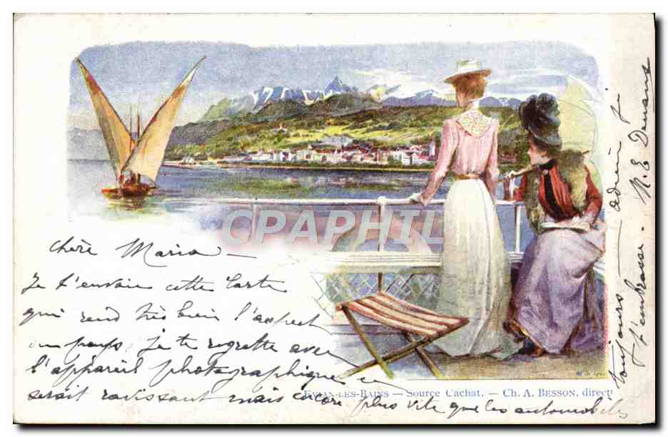 Juran-les-Bains — Source Cachat — Ch. A. Besson, directeur