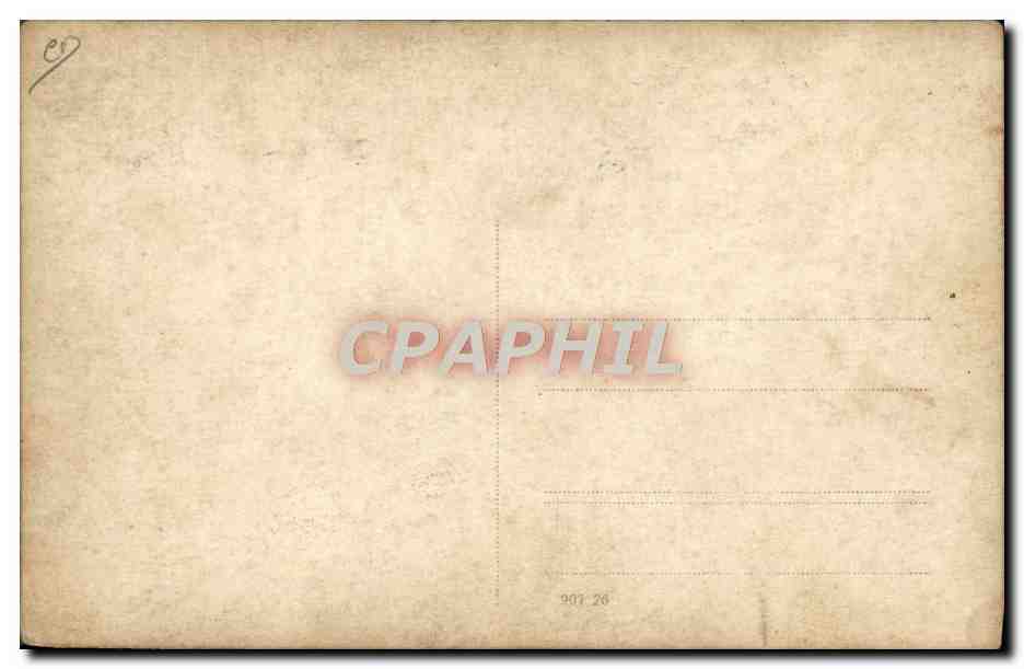 Scène de jardin — trois personnages — CPAPHIL n° 907-26 — Reverso