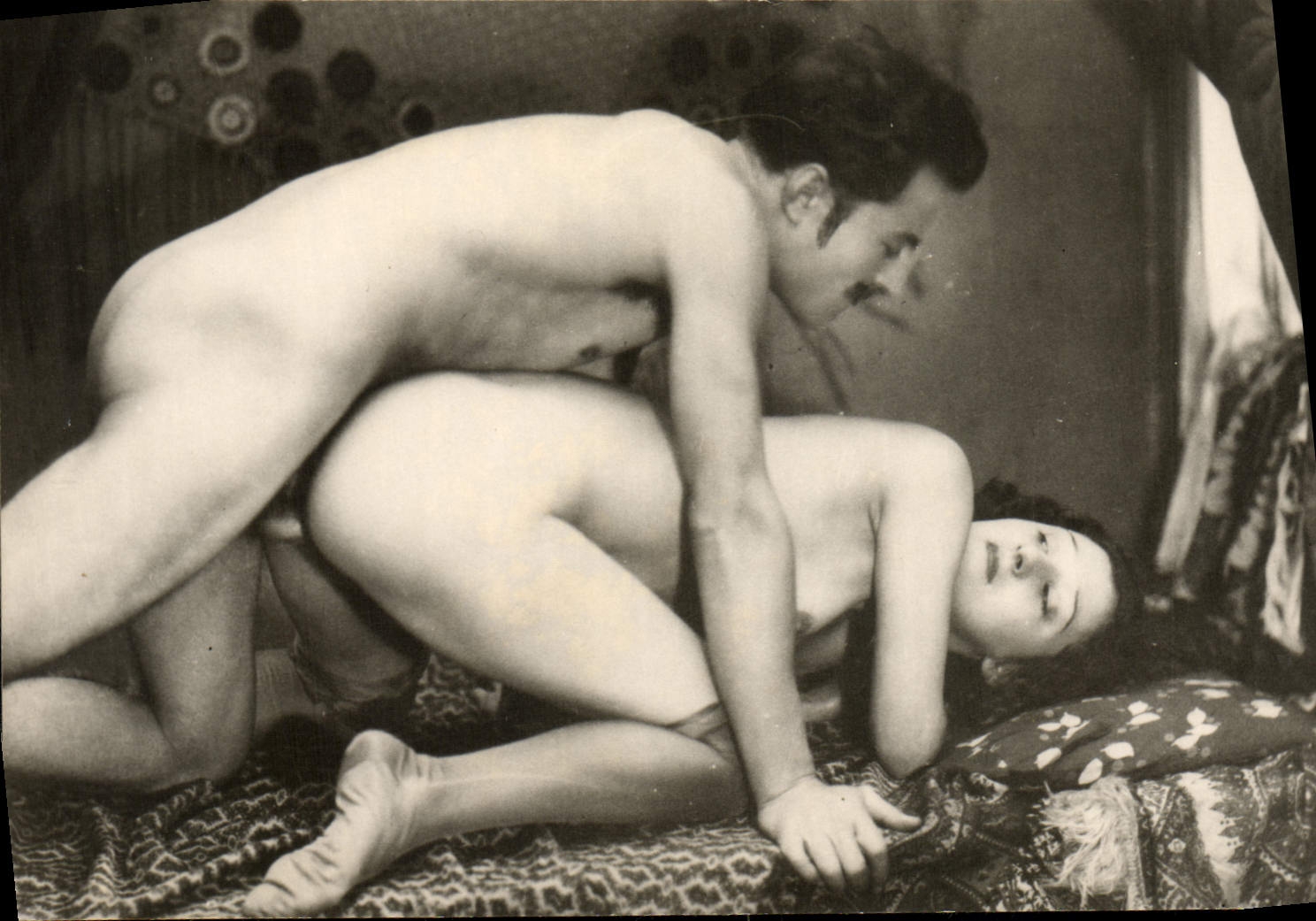 CARTE PHOTO Nu erotique Femme Pornographique