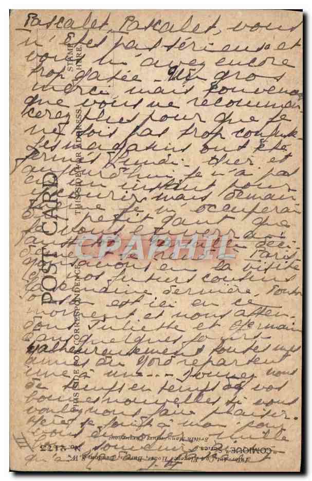 CPA Fantaisie Illustrateur Donald Mc Gill Soldat Militaria — Verso
