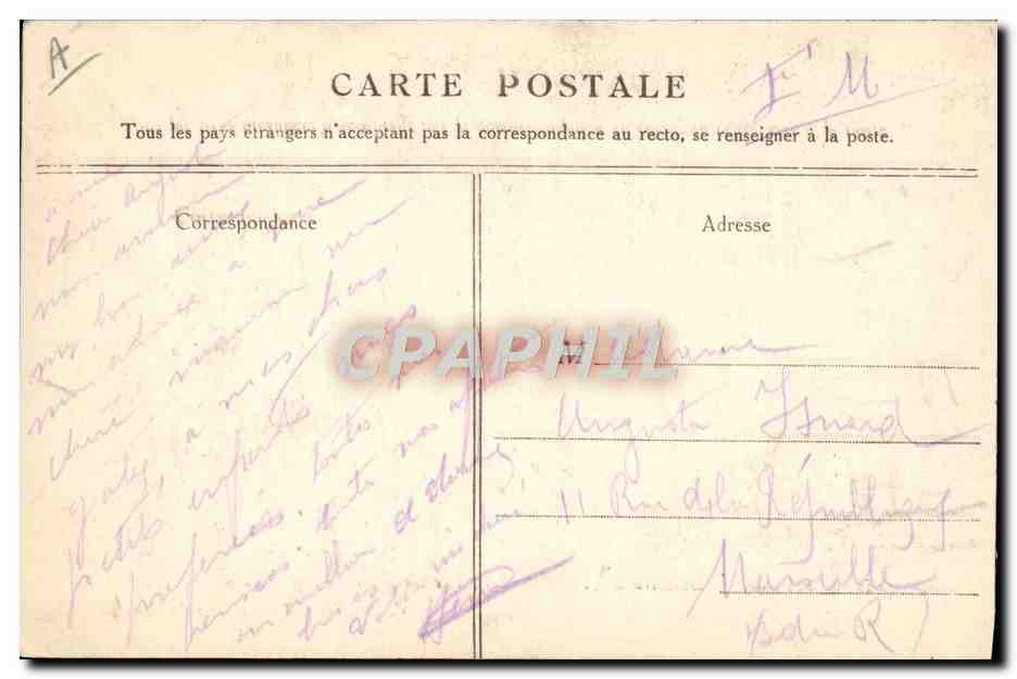 CPA Militaria Batterie de 75 attendant l'ordre d'entrer en action — Rückseite