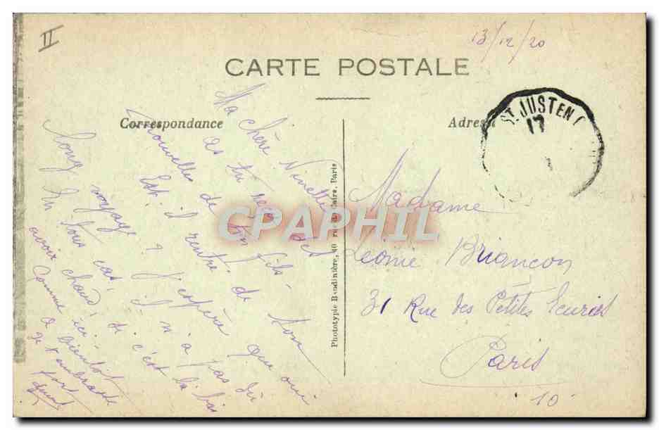 CPA Militaria Laucourt Les allemands avaient rassemble en pyramide les douilles d'obus de 75 — Rückseite