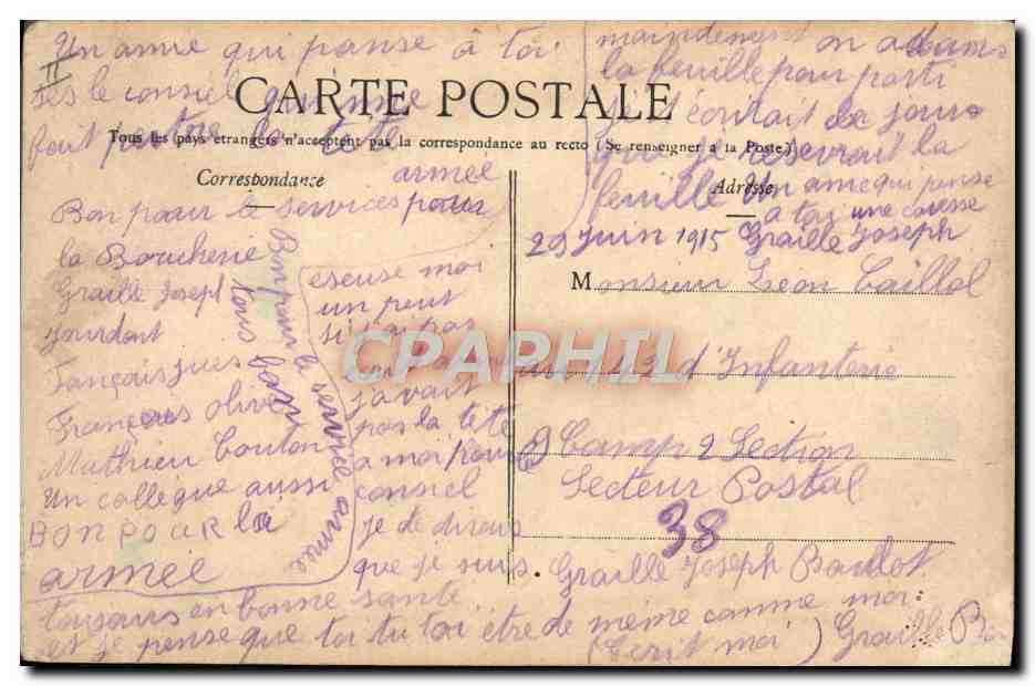 CPA Militaria Pieces d'artillerie allemande Montreuil aux Lions  — Rückseite
