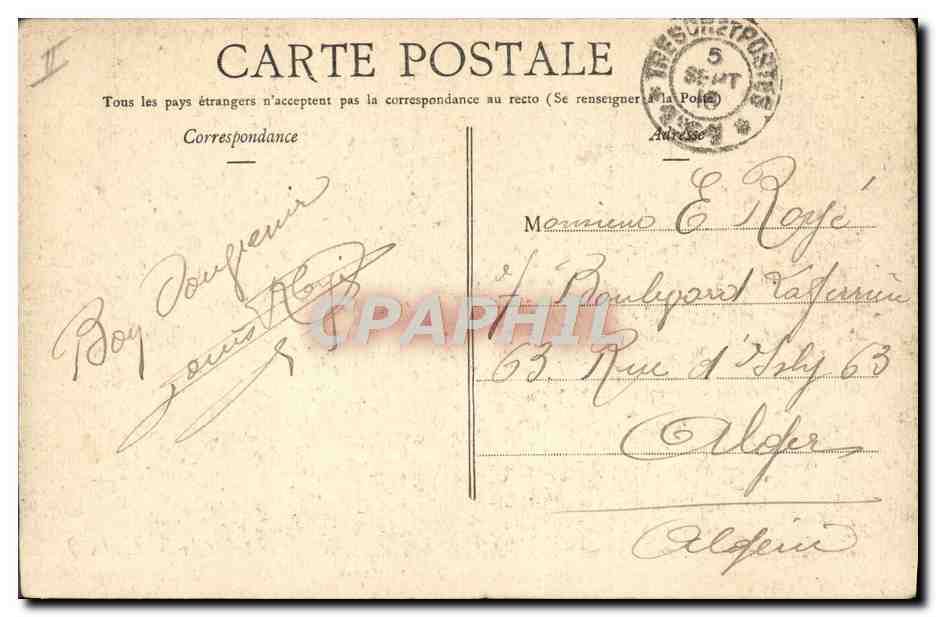 CPA Militaria Auto allemande tombee dans la Marne  — Rückseite