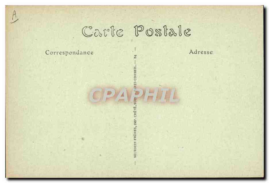 CPA Militaria Bandage Bergougnan Train de camions  — Rückseite