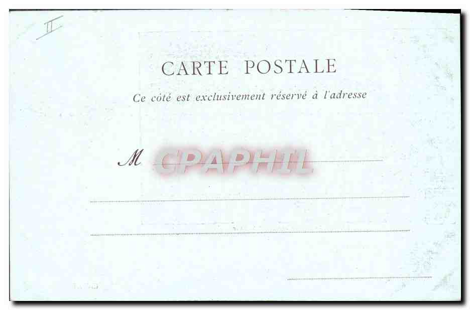 CPA Leon Couturier L'escadre francaise escortant le Tsar Nicolas II Russie Russia — Verso