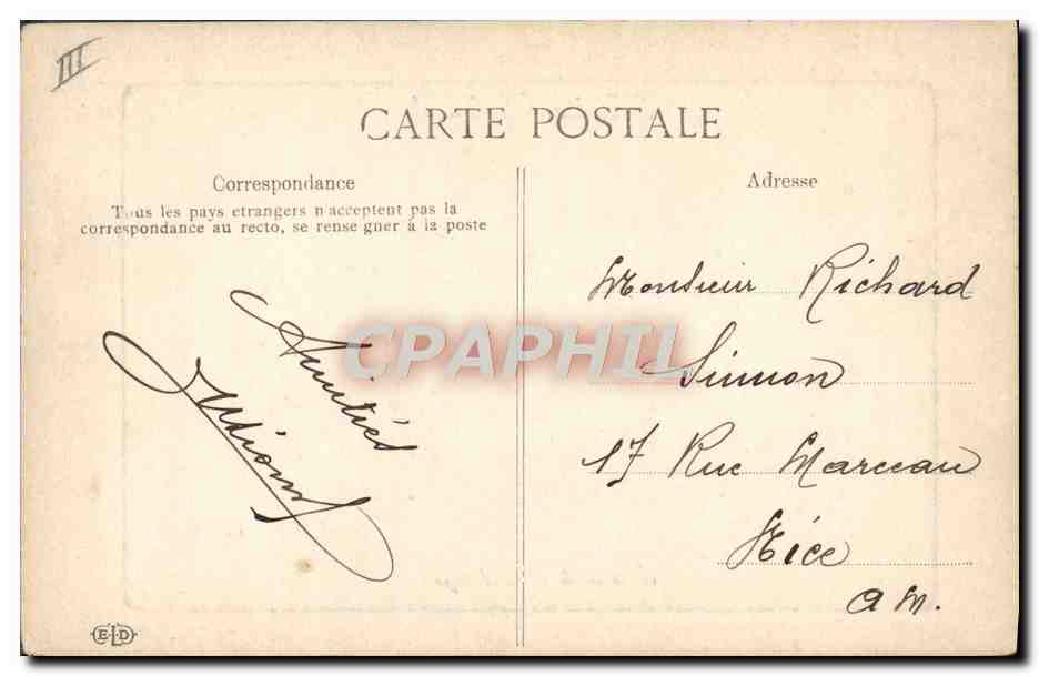 CPA Marine nationale Exercice de matelotage Bateau — Verso