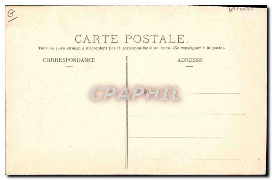 Auvergne — Vendennes de Lait — L'Hirondelle, Parijs — Achterkant