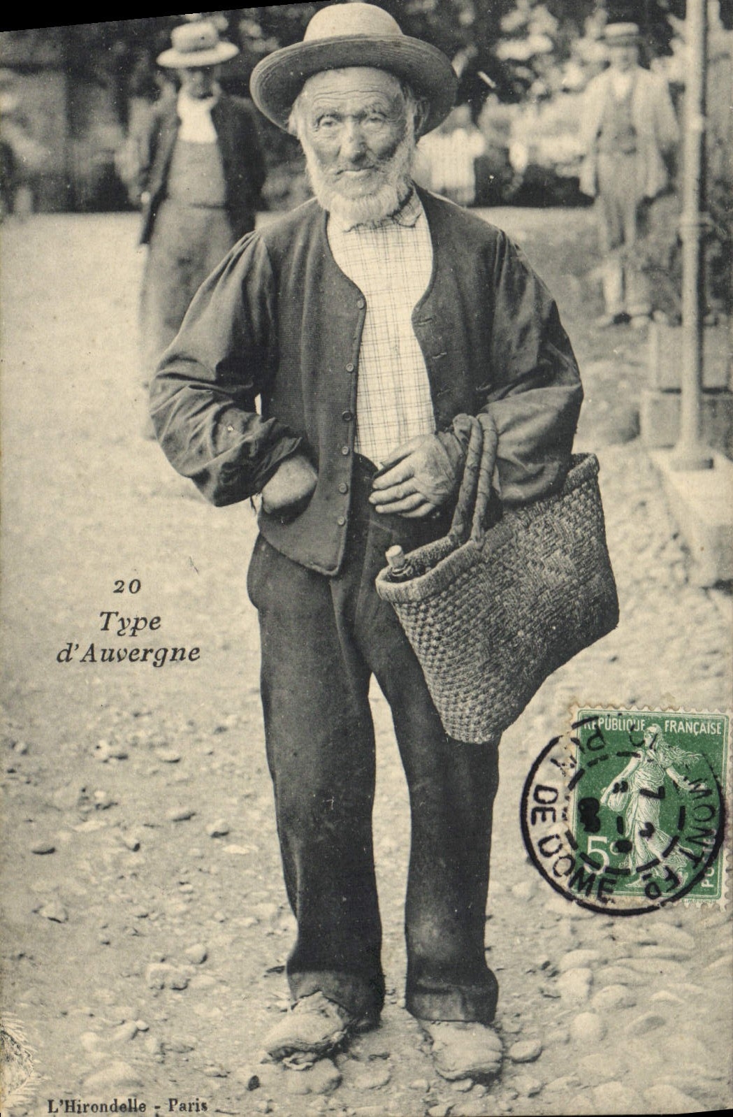 Type d'Auvergne — L'Hironnelle - Paris — L'Hironnelle - Paris - Recto