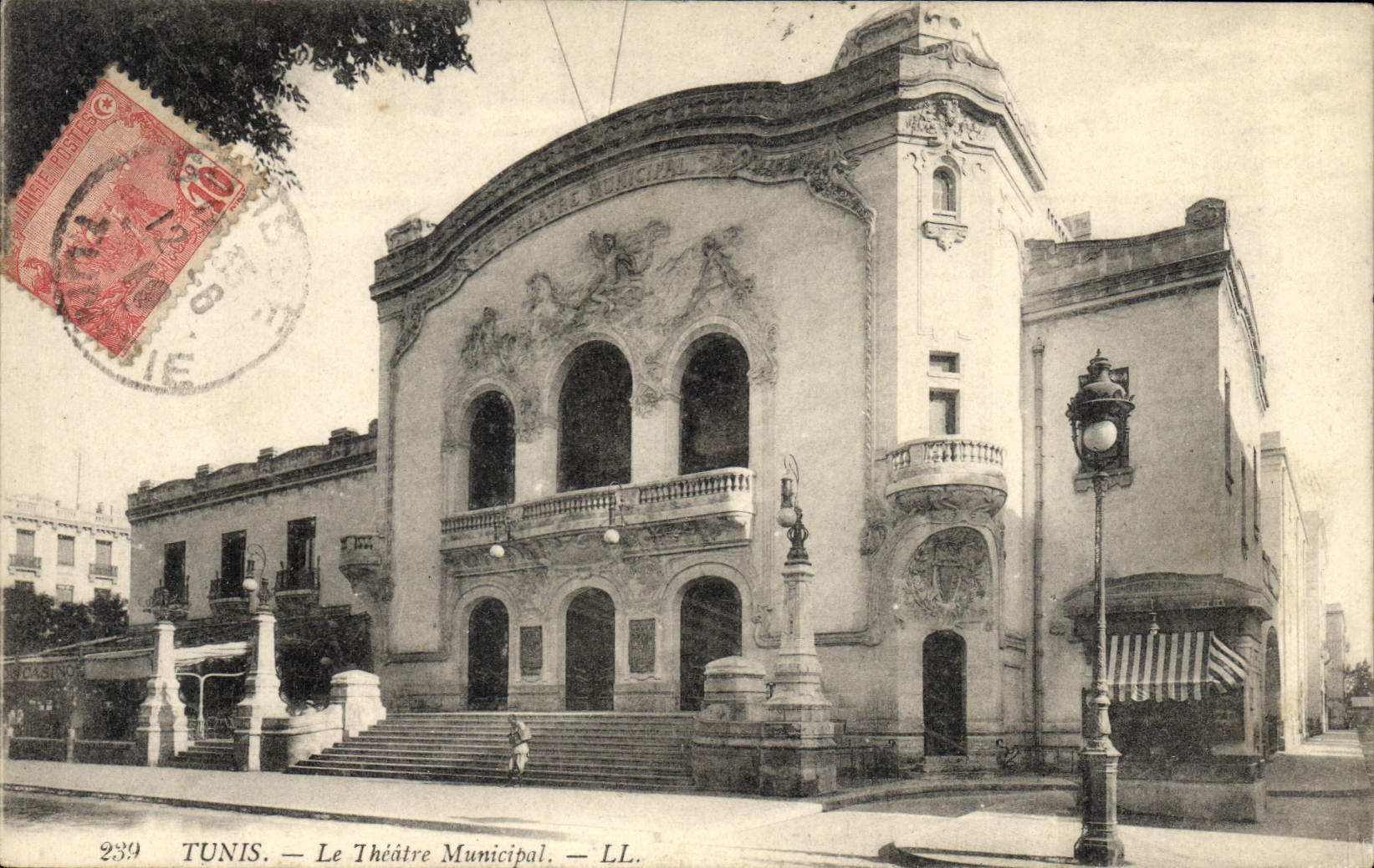 Tunis — Le Théâtre Municipal — LL. n° 239