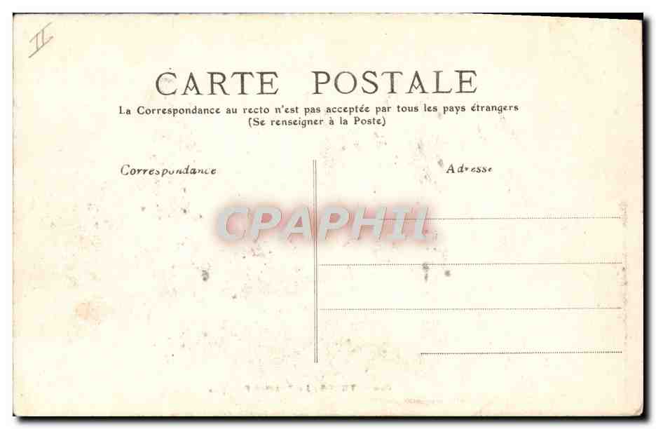 CPA Tours Theatre francais Automobile  — Rückseite