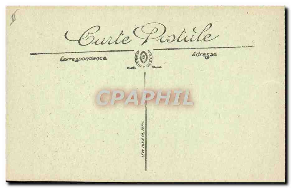 CPA Tours Theatre francais  — Verso