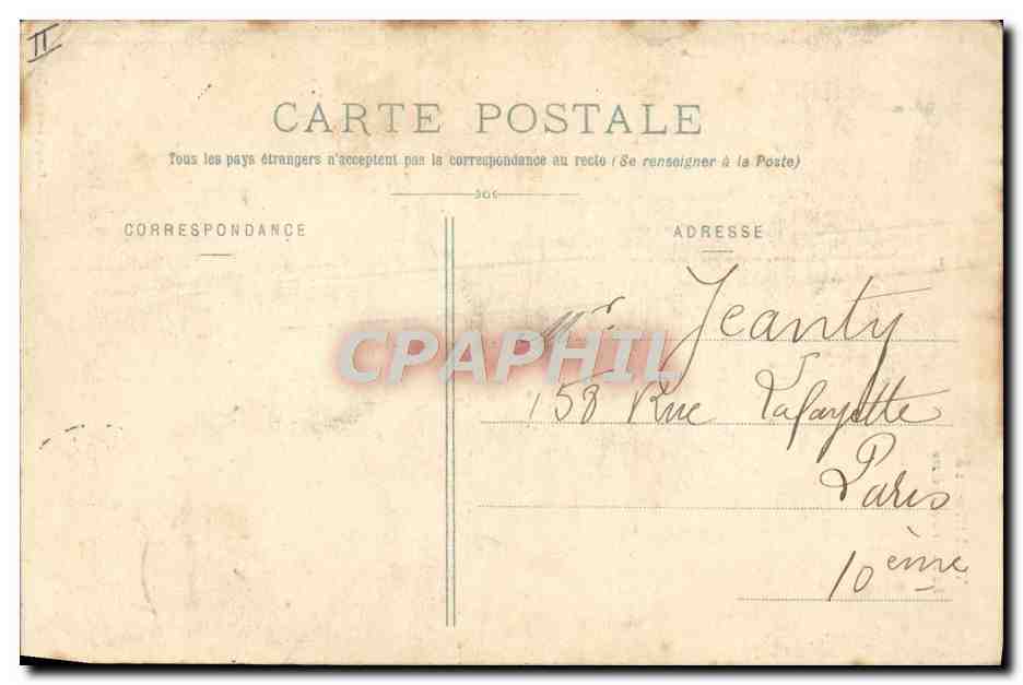 CPA Toul Le foyer du Theatre  — Verso