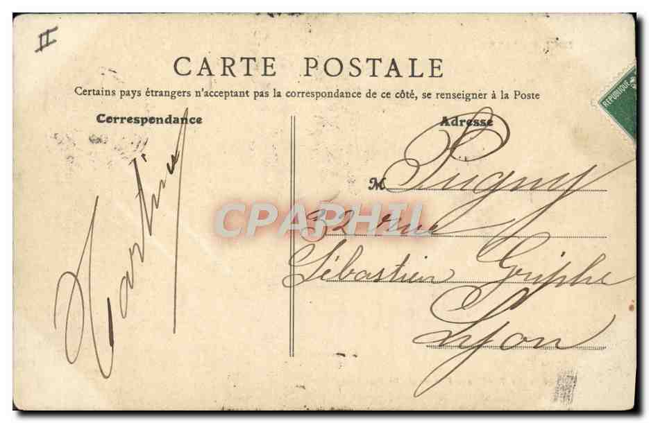 CPA Theatre Entree de la rue Gambetta Toul — Verso