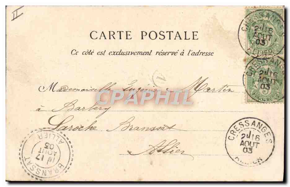 Vichy - Casino - Salle de Théâtre, le Rideau — Édition C. Marlière, N° 5 — Verso