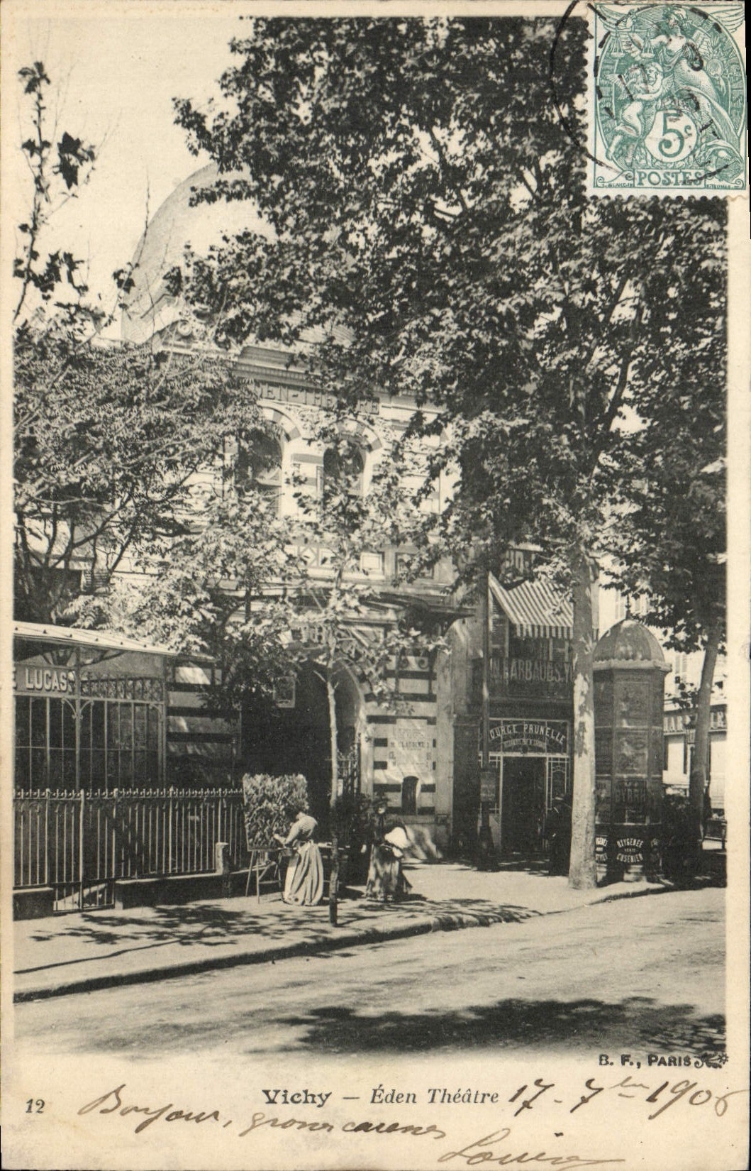 Vichy — Éden Théâtre — B. F., Paris, n°12