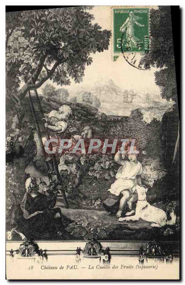 Château de PAU — La Cueillette des Fruits (lapissserie) — éditeur non visible