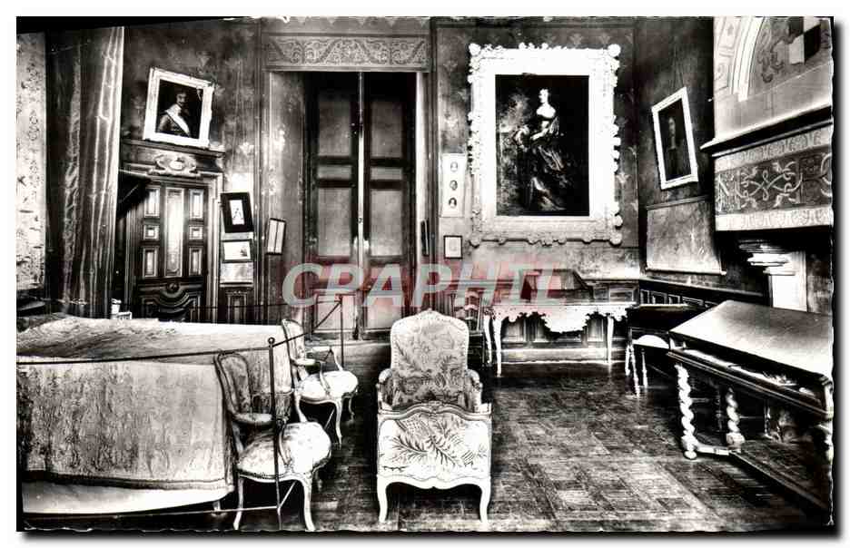 Intérieur de la Chambre de Madame de Sévigné — Château des Rochers, Vitre (Loire-Inférieure) — Collection de la Terre