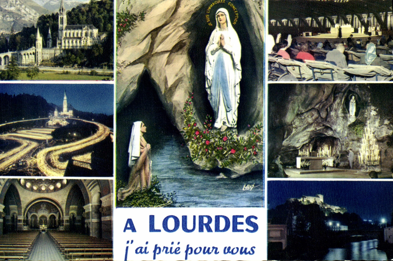CPM A Lourdes Ai Prie Pour Vous