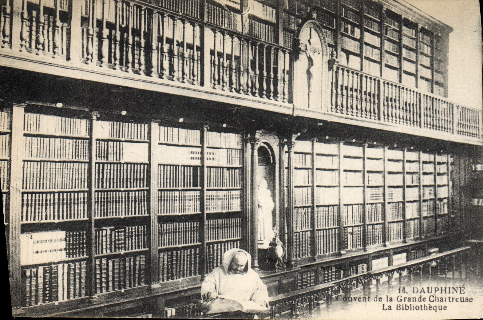 Convent de la Grande Chartreuse — La Bibliothèque — DAUPHINÉ, n°16