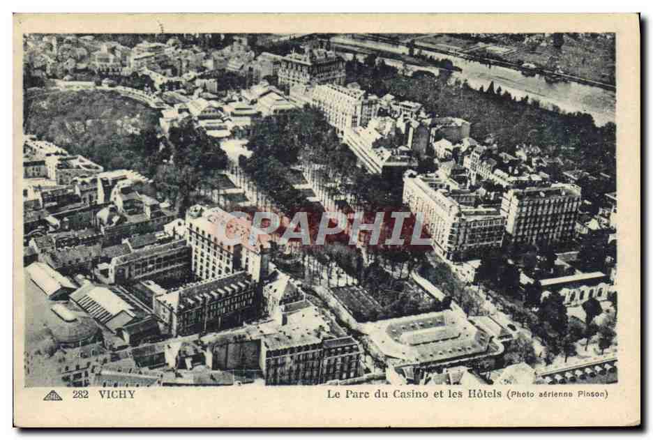 CPM Vichy Le Parc Du Casino Et Les Hotels